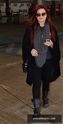 Demi (2) - Demi - December 15 - Arrives at the San Juan International Airport Puerto Rico