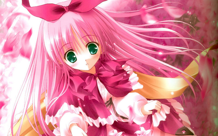 pink-hair-girl-wallpaper - Va rog 1