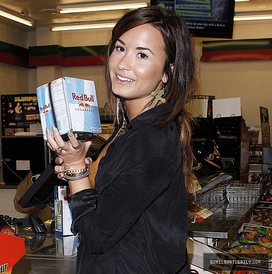 Demz (9) - Demi - August 19 - Gets some Red Bull at 7-Eleven in Studio City CA