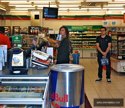 Demz (26) - Demi - August 19 - Gets some Red Bull at 7-Eleven in Studio City CA