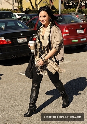 Demi (6) - Demi - January 28 - Getting coffee in Santa Monica CA