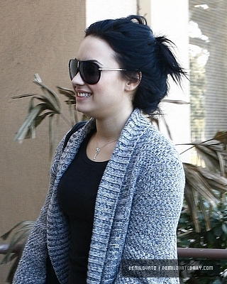 Demitzu - Demi - February 2 - Arrives to ANJED Center in Santa Monica CA