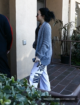 Demitzu (10) - Demi - February 2 - Arrives to ANJED Center in Santa Monica CA