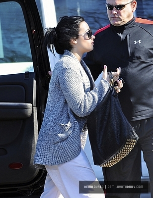 Demitzu (16) - Demi - February 2 - Arrives to ANJED Center in Santa Monica CA