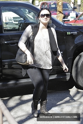 Demz (4) - Demi - February 3 - Heading to ANJED Center in Santa Monica CA