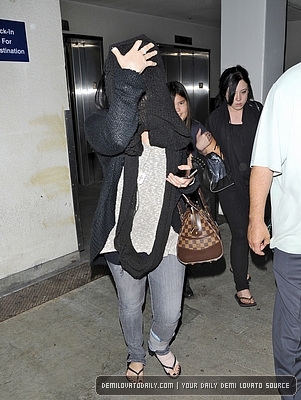 Demitzu (12) - Demi - March 14 - Arrives at LAX Airport