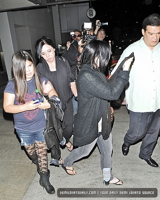 Demitzu (16) - Demi - March 14 - Arrives at LAX Airport