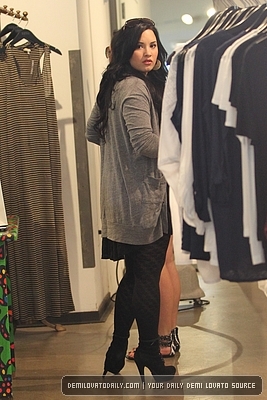 Demitzu (4) - Demi - March 16 - Shopping at Nordstrom in West Hollywood Ca