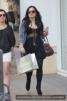 Demitzu (11) - Demi - March 16 - Shopping at Nordstrom in West Hollywood Ca
