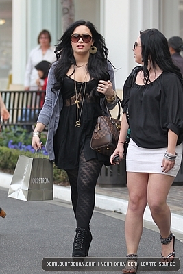 Demitzu (13) - Demi - March 16 - Shopping at Nordstrom in West Hollywood Ca