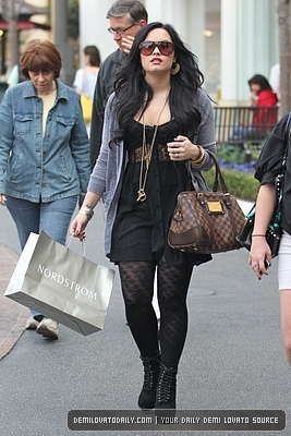 Demitzu (14) - Demi - March 16 - Shopping at Nordstrom in West Hollywood Ca