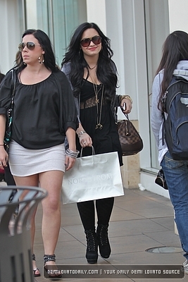 Demitzu (15) - Demi - March 16 - Shopping at Nordstrom in West Hollywood Ca