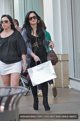 Demitzu (18) - Demi - March 16 - Shopping at Nordstrom in West Hollywood Ca