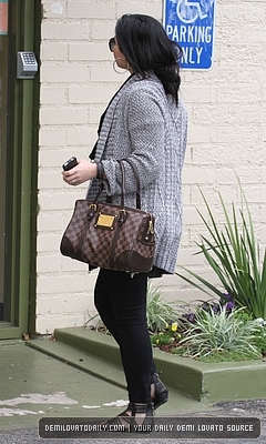 Demetria (2) - Demi - April 6 - Heading to a meeting in Studio City CA