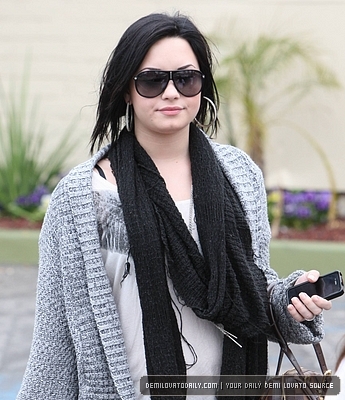 Demetria (3) - Demi - April 6 - Heading to a meeting in Studio City CA