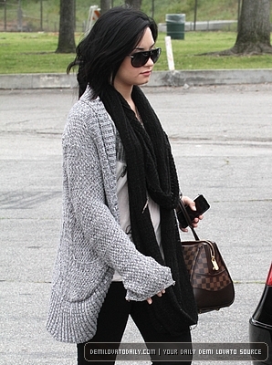 Demetria (9) - Demi - April 6 - Heading to a meeting in Studio City CA