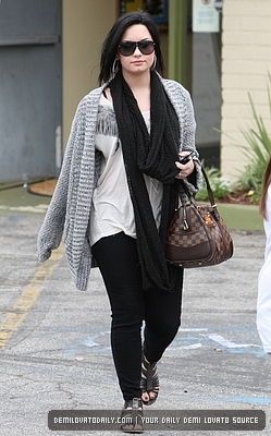 Demetria (10) - Demi - April 6 - Heading to a meeting in Studio City CA