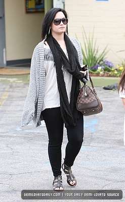 Demetria (11) - Demi - April 6 - Heading to a meeting in Studio City CA