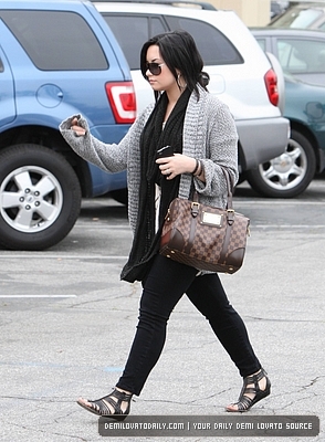 Demetria (13) - Demi - April 6 - Heading to a meeting in Studio City CA