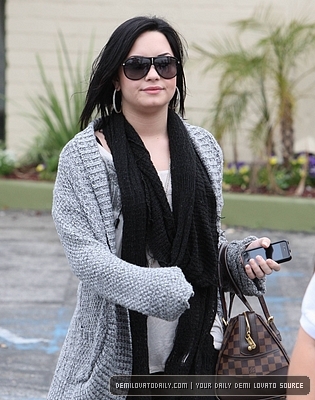 Demetria (14) - Demi - April 6 - Heading to a meeting in Studio City CA