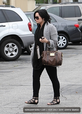 Demetria (21) - Demi - April 6 - Heading to a meeting in Studio City CA