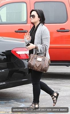 Demetria (22) - Demi - April 6 - Heading to a meeting in Studio City CA