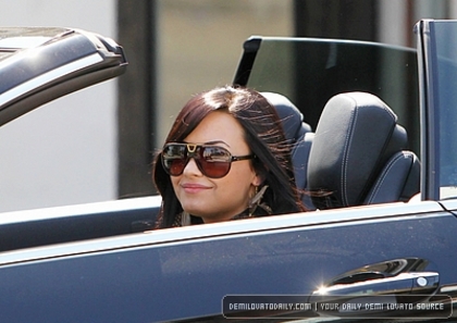 Demitzu (1) - Demi - April 21 - Visits the Nine Zero One salon and shops at Urban Outfitters in Studio City CA