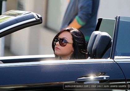 Demitzu (2) - Demi - April 21 - Visits the Nine Zero One salon and shops at Urban Outfitters in Studio City CA