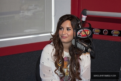 Demitzu (1) - Demi - October 14 - Visits Z1035 Studios