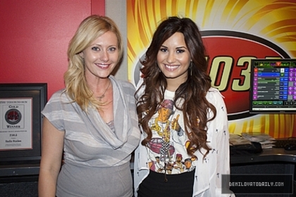 Demitzu (3) - Demi - October 14 - Visits Z1035 Studios