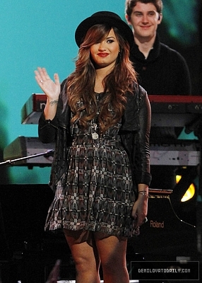 Demetria (26) - Demi - October 30 - Performs at the El Capitan Theater in Hollywood