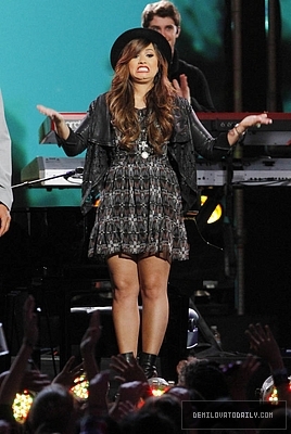 Demetria (31) - Demi - October 30 - Performs at the El Capitan Theater in Hollywood