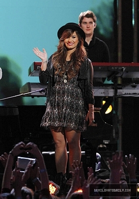 Demetria (32) - Demi - October 30 - Performs at the El Capitan Theater in Hollywood