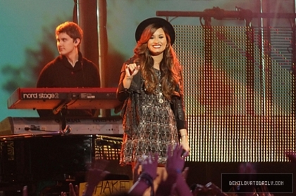 Demetria (35) - Demi - October 30 - Performs at the El Capitan Theater in Hollywood