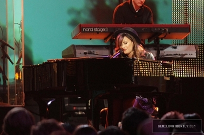 Demetria (36) - Demi - October 30 - Performs at the El Capitan Theater in Hollywood