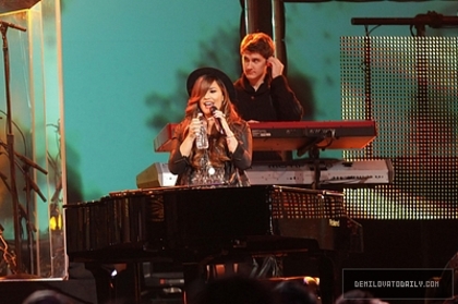 Demetria (38) - Demi - October 30 - Performs at the El Capitan Theater in Hollywood