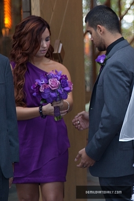 Demitzu (7) - Demi - November 12 - Tiffany Thornton  Christopher Carney Wedding