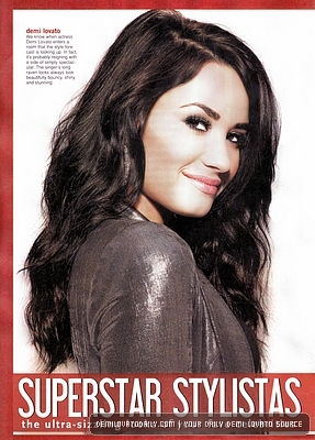 Demetria - Demi - April 2011 - Sophisticate Hairstyle Guide