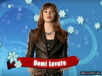 Demitzu (5) - Demi - Camp Rock - 2008 - Happy Holidays from the Cast of Camp Rock