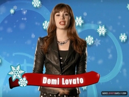 Demitzu (6) - Demi - Camp Rock - 2008 - Happy Holidays from the Cast of Camp Rock