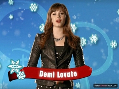 Demitzu (8) - Demi - Camp Rock - 2008 - Happy Holidays from the Cast of Camp Rock