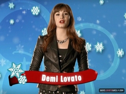 Demitzu (9) - Demi - Camp Rock - 2008 - Happy Holidays from the Cast of Camp Rock