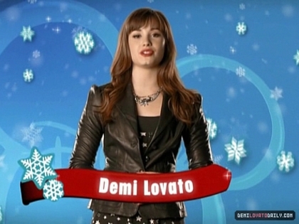 Demitzu (11) - Demi - Camp Rock - 2008 - Happy Holidays from the Cast of Camp Rock