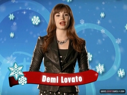 Demitzu (12) - Demi - Camp Rock - 2008 - Happy Holidays from the Cast of Camp Rock