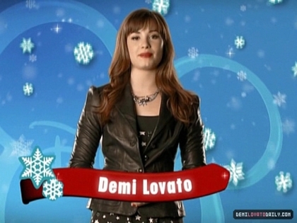 Demitzu (13) - Demi - Camp Rock - 2008 - Happy Holidays from the Cast of Camp Rock