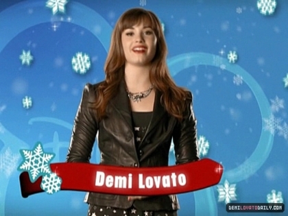 Demitzu (14) - Demi - Camp Rock - 2008 - Happy Holidays from the Cast of Camp Rock