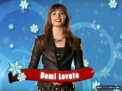 Demitzu (15) - Demi - Camp Rock - 2008 - Happy Holidays from the Cast of Camp Rock