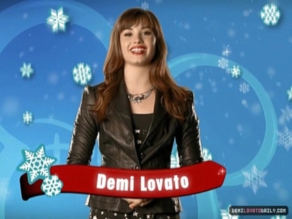 Demitzu (16) - Demi - Camp Rock - 2008 - Happy Holidays from the Cast of Camp Rock