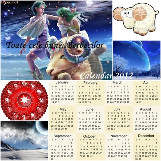berbec - Un calendar pentru fiecare zodie