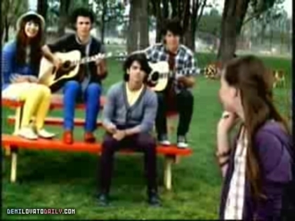 Demi and Jonas - Demi - 2008 - Camp Rock - Back To School Sweepstakes Commercial